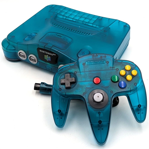 Nintendo 64 - Funtastic Ice Blue - Console - SNR NUP16132074 (B Grade) (Used)
